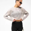 247 Glitch Cropped Training T-Shirt