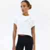 247 Perforated Cropped Training T-Shirt