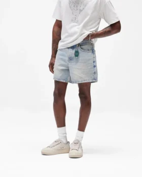 Busy Doing Nothing Denim Short