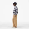 California Striped Henley Sweater