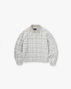 Cord Zip Flannel Shirt
