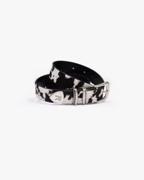 Cowhide Rodeo Belt