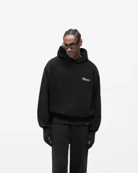 Dual Layer Script Hoodie