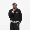 Dual Layer Script Sweater