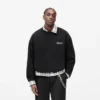 Dual Layer Script Sweater