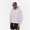 Initial Boxy Zip Through Hoodie