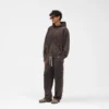 Initial Boxy Zip Through Hoodie