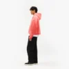 Initial Boxy Zip Through Hoodie
