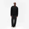 Initial Henley Waffle Long Sleeve T-Shirt