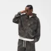 Initial Overdye Realtree® Boxy Zip Through Hoodie