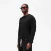 Initial Sheer Rib Long Sleeve T-Shirt