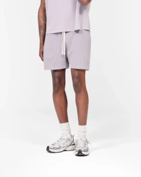 Initial Waffle Shorts- Mist