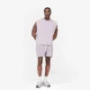 Initial Waffle Shorts- Mist