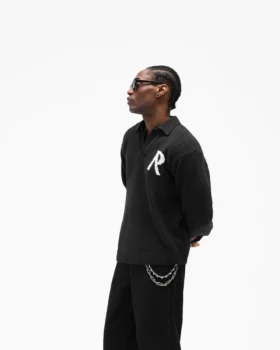 Knitted Boucle Polo