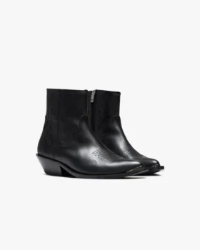Michael Zip Boot Leather