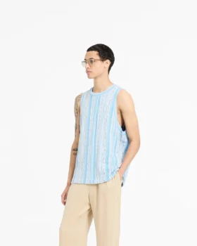 Mixed Knit Vest