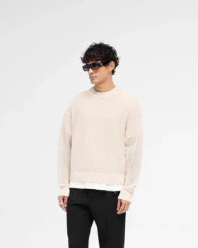 Open Gauge Knit Sweater