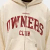 Represent Owners Club Zip Through Hoodie