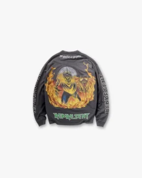 Represent X Iron Maiden Number Of The Beast Long Sleeve T-Shirt