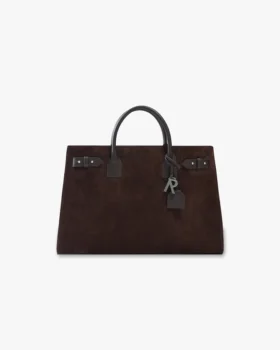 Suede Leather Tote Bag