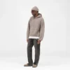 Textured Borg Hoodie