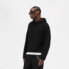 Textured Borg Hoodie