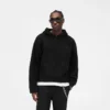 Textured Borg Hoodie