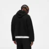 Textured Borg Hoodie