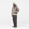 Textured Borg Hoodie