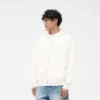 Waffle Zip Through Hoodie