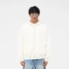 Waffle Zip Through Hoodie