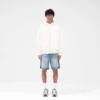 Waffle Zip Through Hoodie