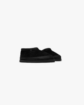 Winter Mule Hairy Suede