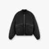 Zip Back Bomber Jacket